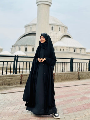 [IRANI CHADAR WITH SLEEVES & BUTTONS]