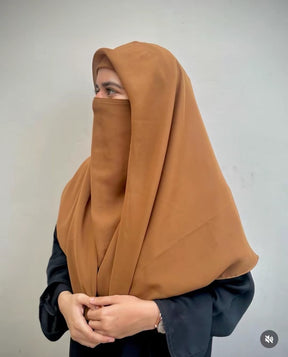 MISRI HIJAB - BROWN