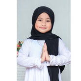 Kids Chiffon Instant Hijab With Cap. Kids Namaz Hijab. Children Dark color hijab